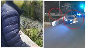 桃園,車禍,雙載,阿嬤（圖／翻攝畫面）