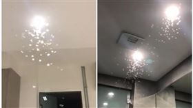 牆壁傳來「炭火聲」　他一開燈崩潰（圖／翻攝自Dcard）