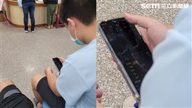 全民瘋台股！路上遇見「小學生操盤」　網友驚呆喊：還漲停（圖／網友SP授權提供）