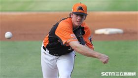 ▲統一獅先發投手泰迪。（圖／記者劉彥池攝影）