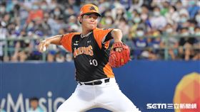 ▲統一獅投手黃竣彥。（圖／記者劉彥池攝影）