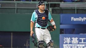 ▲富邦悍將捕手張進德。（圖／記者劉彥池攝影）