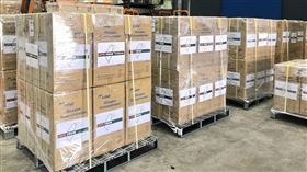 我國首批援助印度醫療物資，外交部提供