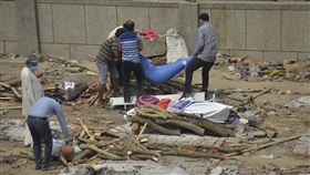 印度疫情,火葬場（圖／美聯社／達志影像）