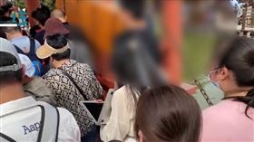 河南漢服妹出遊辦公（圖／翻攝自燃視頻微博）