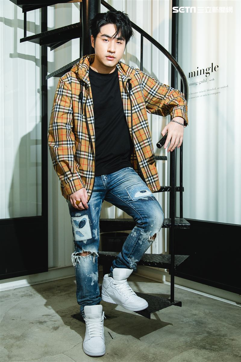 鹿希派三立新聞網專訪。（圖／記者楊澍攝影）