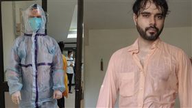 拚15小時救人！防護衣穿整天　印度醫「濕身照」感動萬人
r_sohil推特