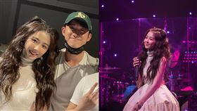  背影,後台,放閃,邵雨薇,吳慷仁 （圖／翻攝自邵雨薇臉書）