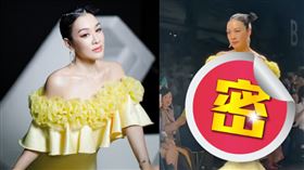 鍾麗緹走秀照片差太多，網友質疑有修圖。（圖／翻攝自鍾麗緹微博、小紅書）