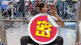 泥泥曬出運動照，網友目光都在她胸前的倉鼠上。（圖／翻攝自泥泥IG）