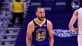 Stephen Curry。（圖／翻攝自勇士官方推特）