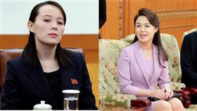 北韓第一夫人、金正恩老婆李雪主/金正恩妹妹金與正（圖／美聯社／達志影像）