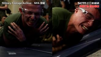 痛！美軍輪流被電翻　驚人訓練畫面曝