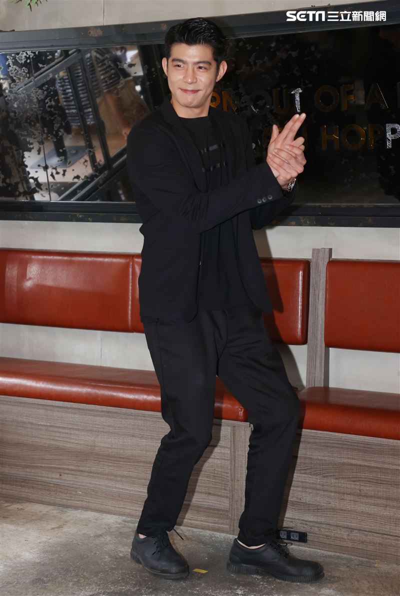 王柏傑出席台灣首部美食結合警匪動作的影集「美食無間」卡司發佈會。（記者邱榮吉/攝影）