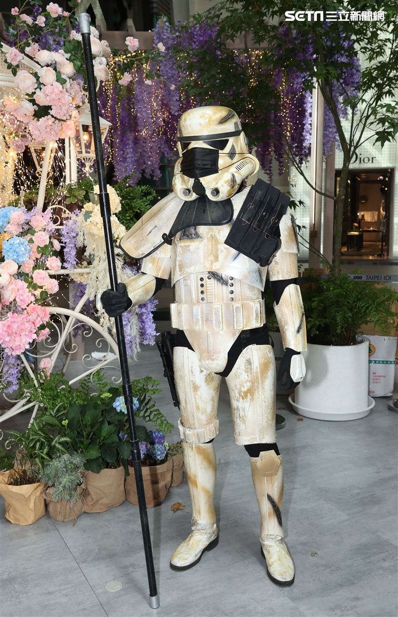 風暴兵出席星戰日。（記者邱榮吉/攝影）