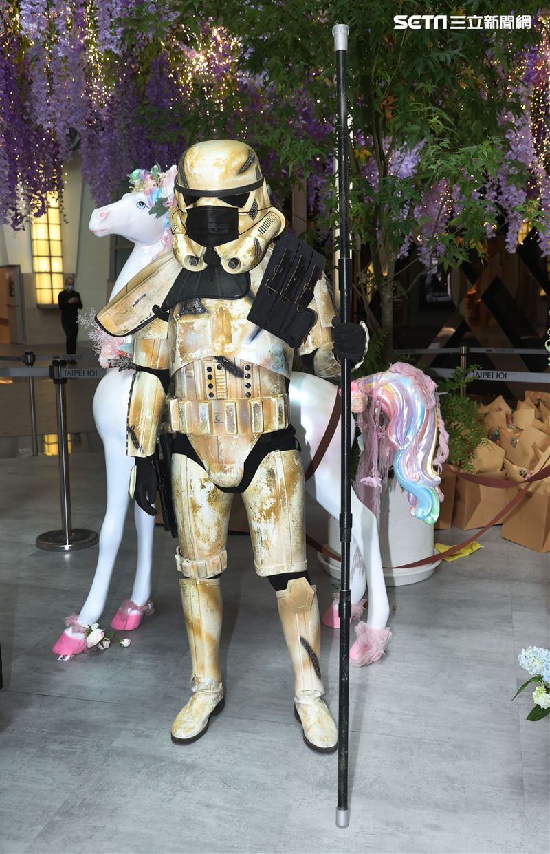 風暴兵出席星戰日。（記者邱榮吉/攝影）