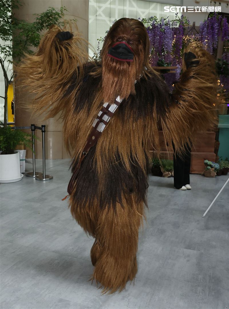 丘巴卡出席星戰日。（記者邱榮吉/攝影）