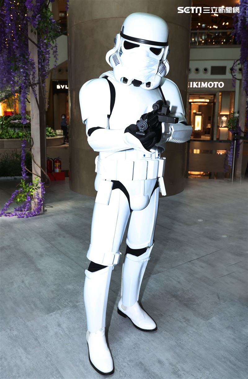 白兵出席星戰日。（記者邱榮吉/攝影）