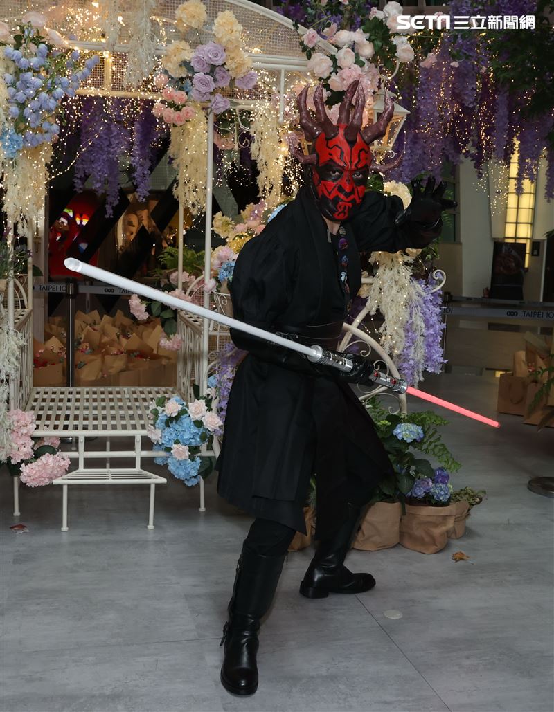 達斯魔出席星戰日。（記者邱榮吉/攝影）