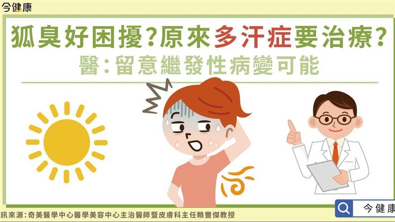 狐臭是夏天的困擾？ 多汗症是疾病？
