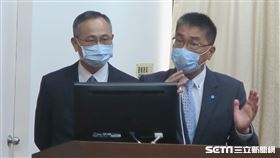 內政部長徐國勇、警政署長陳家欽。（圖／記者盧素梅攝影）