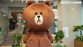  圖／記者楊澍攝影,line辦公室