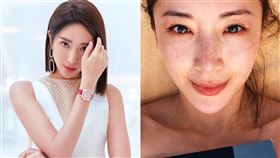 隋棠滿臉雀斑，卻依然很有自信。（圖／翻攝自隋棠臉書）