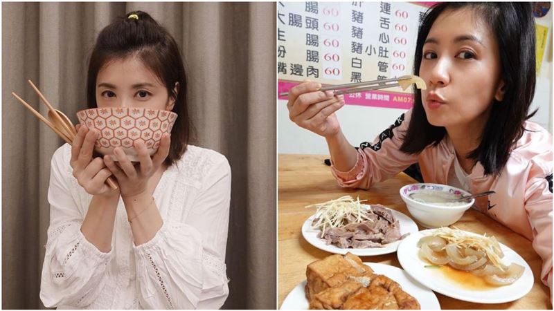 市場吃米粉湯、小菜　竟是超大咖女神
