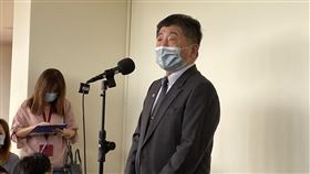 陳時中今出席立院衛環會前受訪。（圖／記者簡浩正攝影）