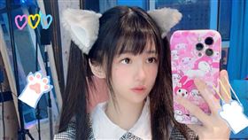 中國21歲網紅蔡蘿莉，濾鏡關掉後模樣被酸言酸語。臉書