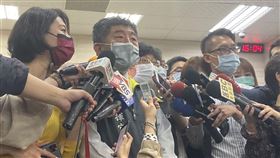 陳時中對總統造訪視察做回應。（圖／記者簡浩正攝影）