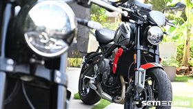 ▲凱旋Trident 660街車。（圖／鍾釗榛攝影）