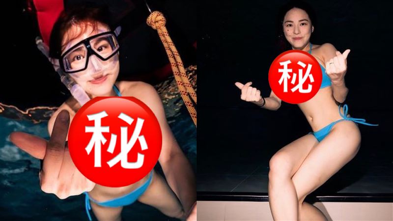 熊熊美胸撐爆比基尼　邪惡視角網嗨爆