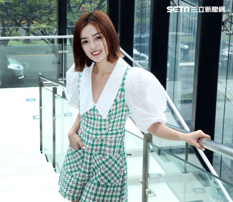 徐丹丹三立新聞網專訪。（記者邱榮吉/攝影）
