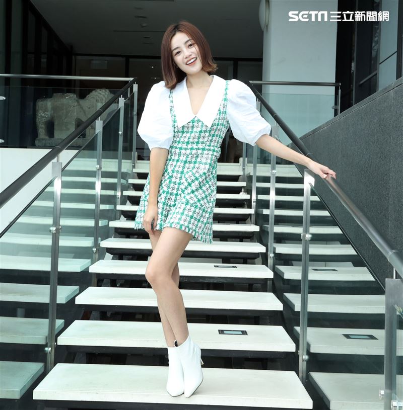 徐丹丹三立新聞網專訪。（記者邱榮吉/攝影）