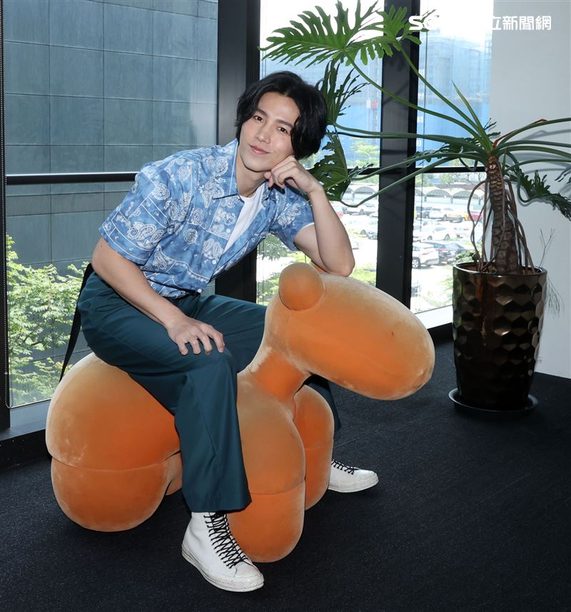 戀愛是科學林禹三立新聞網專訪。（記者邱榮吉/攝影）