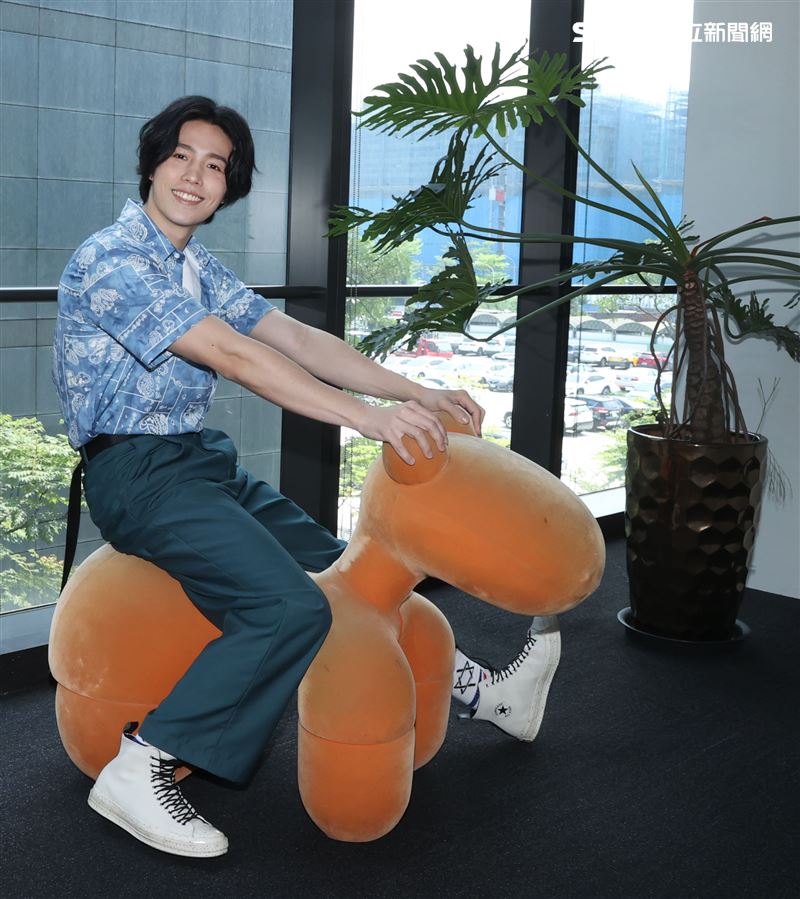 戀愛是科學林禹三立新聞網專訪。（記者邱榮吉/攝影）