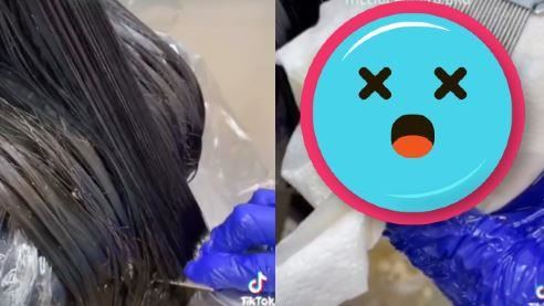 長髮撥開萬蟲狂竄！黃汁四濺噁吐全網