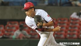 ▲樂天桃猿投手莊昕諺。（圖／記者劉彥池攝影）