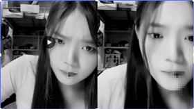 中國女團SNH48成員劉麗千，直播時吐血。（圖／翻攝自微博）