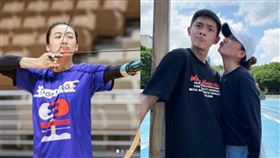 小8曬「嘟嘴親男星」甜照！同門師弟黏TT打羽球　網驚：在一起啦。（圖／翻攝自小8趙逸嵐IG）