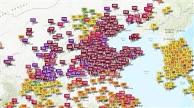 中國沙塵暴會不會影響台灣。（圖／翻攝自鄭明典臉書）