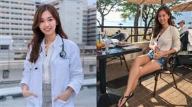 香港,醫師,白袍,正妹。(組合圖/twy_jacinta授權提供)
