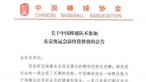 放棄打6搶1　中國棒協：痛苦的決定