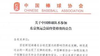 放棄打6搶1　中國棒協：痛苦的決定