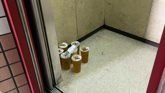 外送員飲料放電梯　他怒公審反被嗆爆