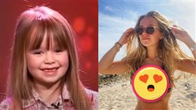 小康妮,女大十八變,比基尼,火辣,缺牙