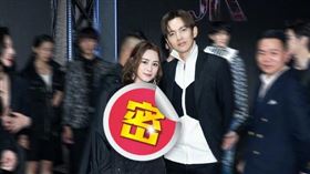 港星阿嬌與鍾漢良。(圖／阿嬌微博)