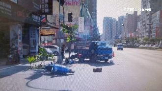 待轉變待撞！婦誤停塗銷待轉格遭撞飛