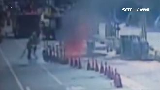 工人誤挖廢棄油管　殘油遇火花釀火災